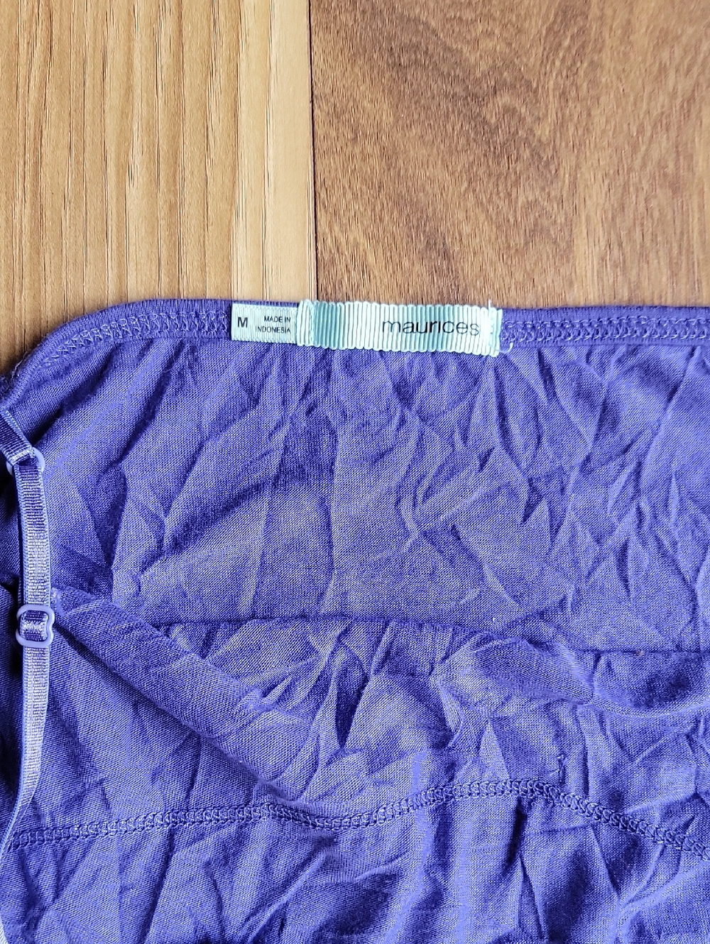 Maurices Royal Blue Lace Trim Spaghetti Strap Camisole Tank Top Size Medium Laye - Picture 2 of 6